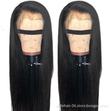130% 150% 180% Wholesale 4x4 Lace Closure Wig Vendors,100% Cuticle Aligned Wig 4x4 Closure Natural Straight Human Hair Wigs